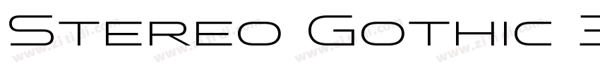 Stereo Gothic 300字体转换